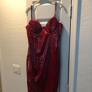 FREE CRANBERRY LATEX DRESS WITH ANY PURCHASE